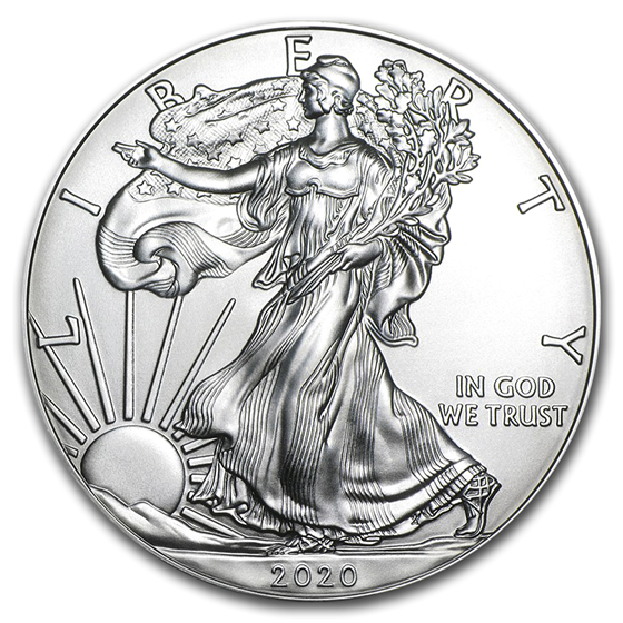 2020 1 oz Silver American Eagle BU 2020 1 oz Silver American Eagle BU